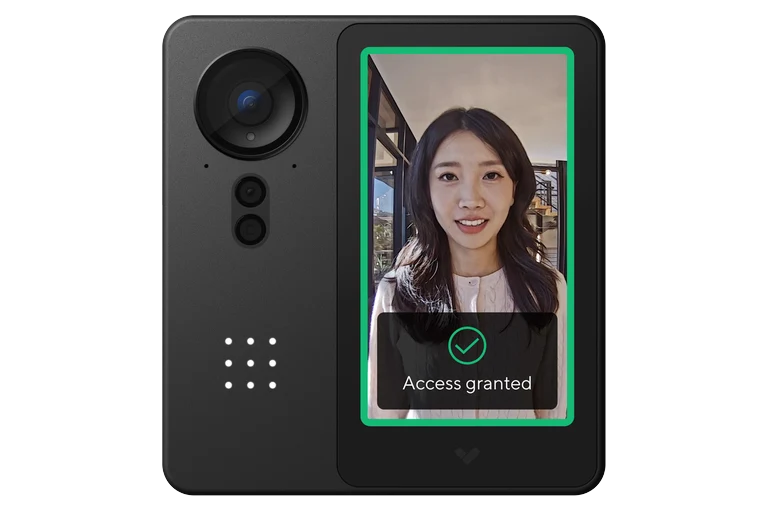 Verkada AF64 access station with face unlock